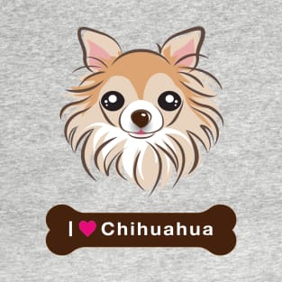 I love My CHIHUAHUA - Chihuahua dogs funny pet owner Gift T-Shirt